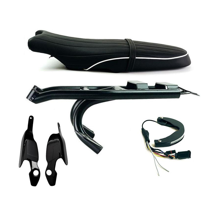 Kit Sportail R18 avec selle biplace en Black sky - L'atelier Bleu Motostore