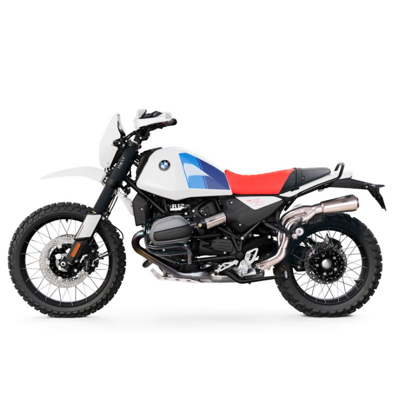 Housse de siège Rallye originale bicolore BMW R12 G/S - L'atelier Bleu Motostore