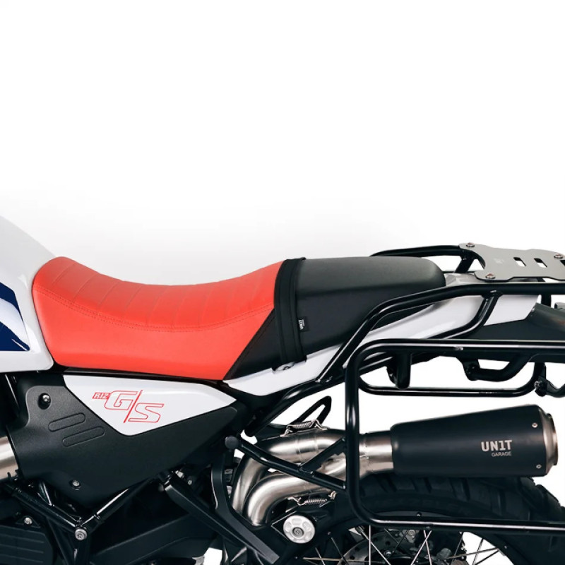 Housse de selle bicolore d'origine, hauteur standard, avec kit passager pour BMW R12 G/S