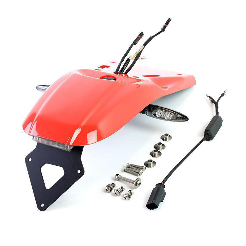 Rear footrest + number plate kit for the R nineT Urban GS – L'atelier Bleu Motostore