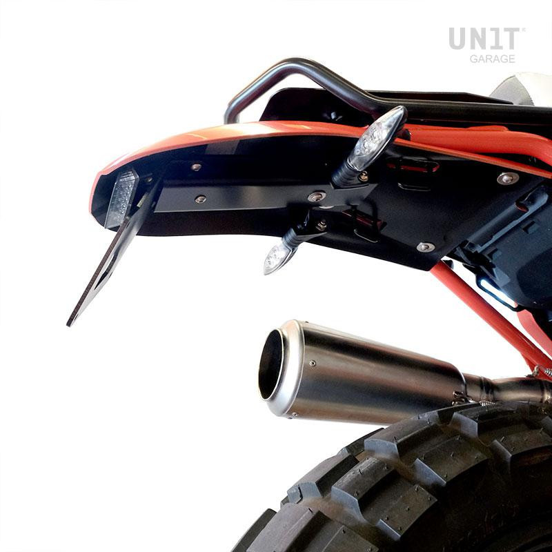 Rear footrest + number plate kit for the R nineT Urban GS – L'atelier Bleu Motostore