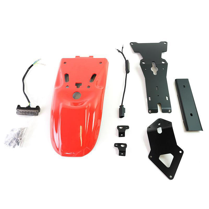 Rear footrest + number plate kit for the R nineT Urban GS – L'atelier Bleu Motostore