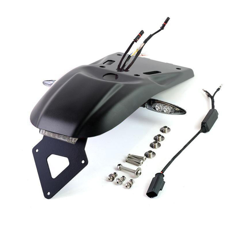 Rear footrest + number plate kit for the R nineT Urban GS – L'atelier Bleu Motostore