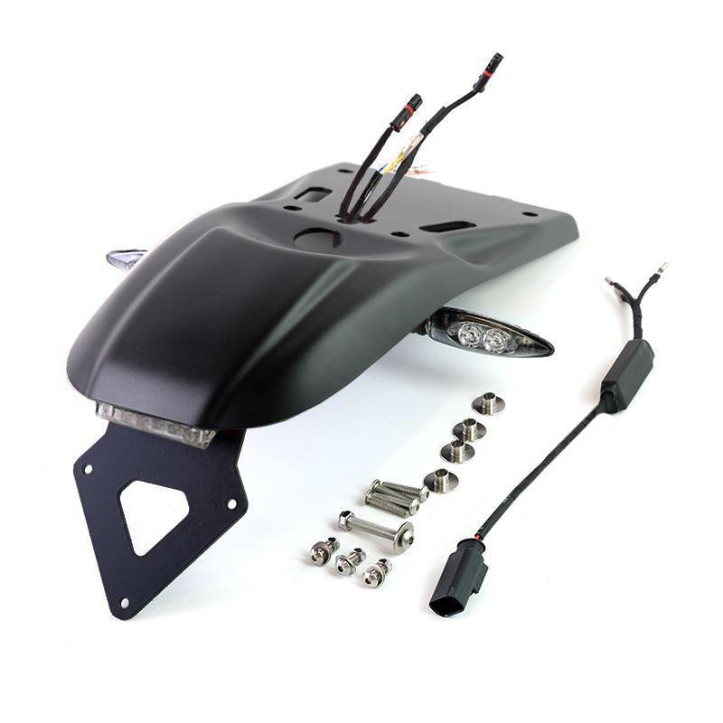 Rear footrest + number plate kit for the R nineT Urban GS – L'atelier Bleu Motostore