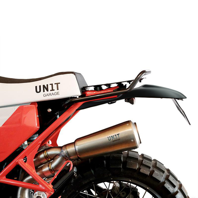 Rear footrest + number plate kit for the R nineT Urban GS – L'atelier Bleu Motostore