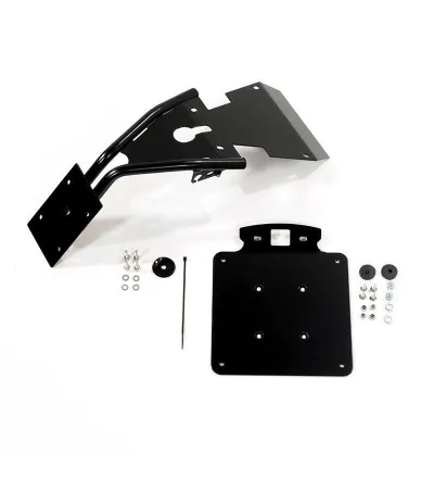 High-mounted number plate holder for the R nineT – L'atelier Bleu Motostore