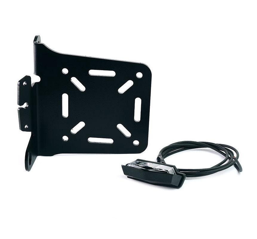 Side number plate holder for the R 18 – L'atelier Bleu Motostore
