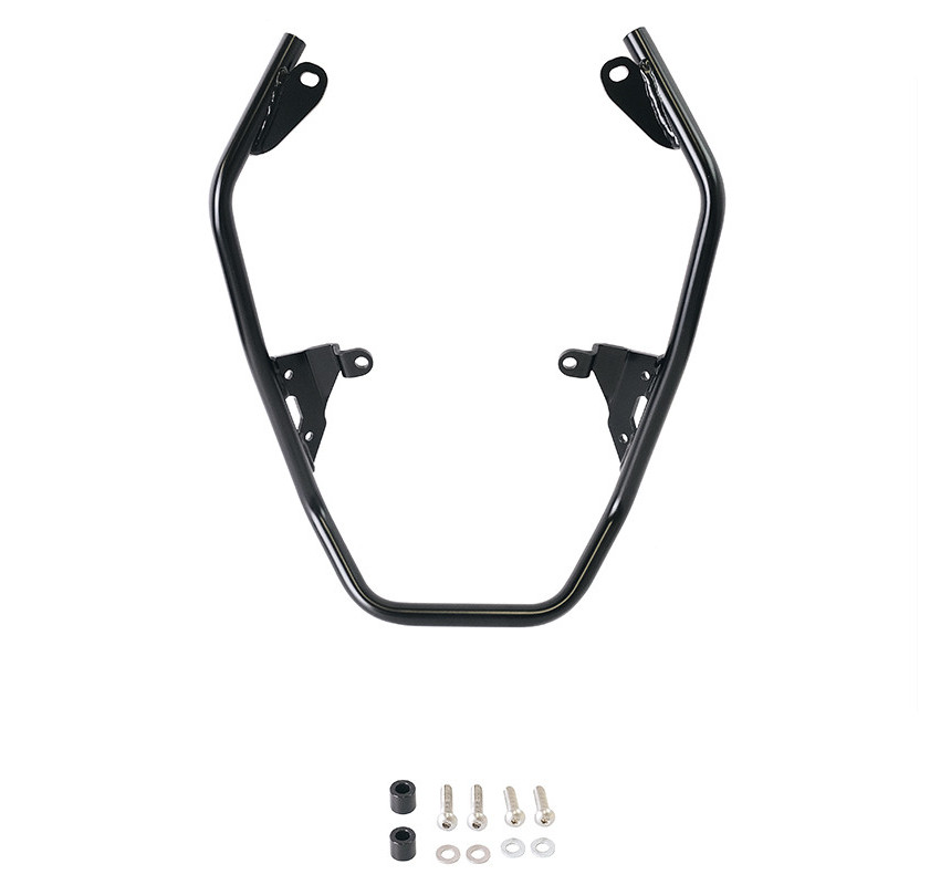 Black passenger handle for the R 12 G/S – L'atelier Bleu Motostore