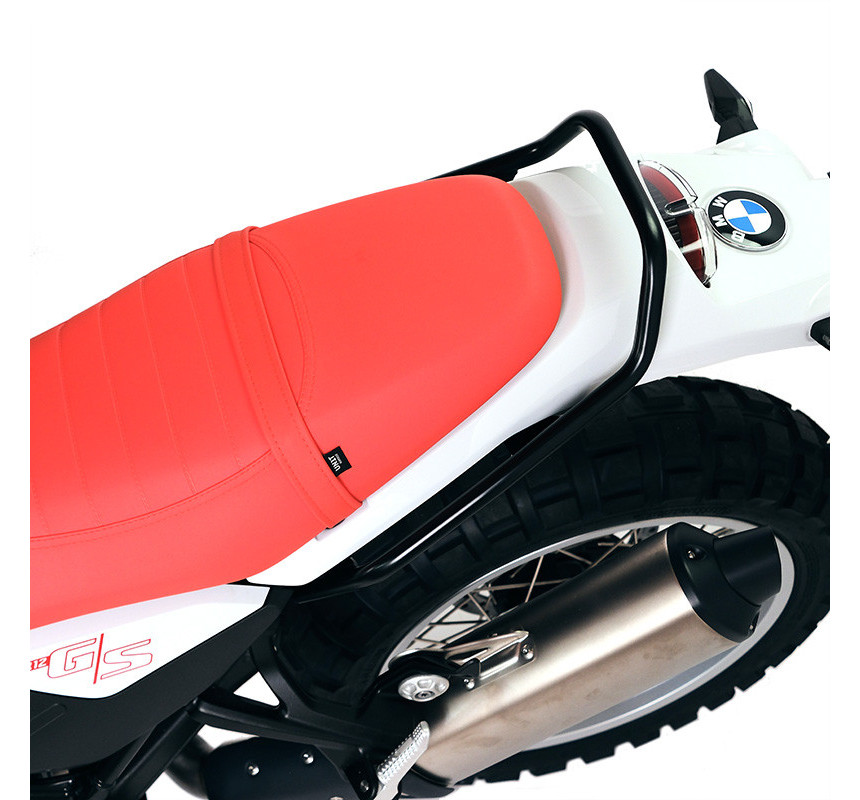 Black passenger handle for the R 12 G/S – L'atelier Bleu Motostore