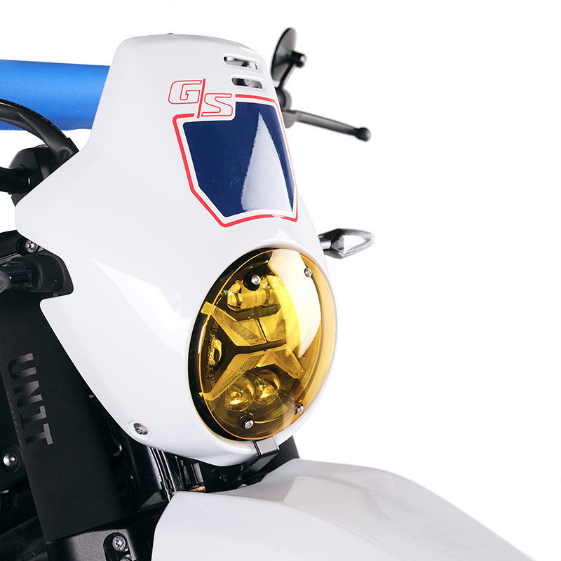 Enduro headlight protector for the original windscreen on the R 12 G/S – L'atelier Bleu Motostore