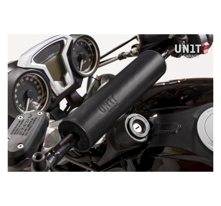  Mousse de guidon en cuir - L'atelier Bleu Motostore