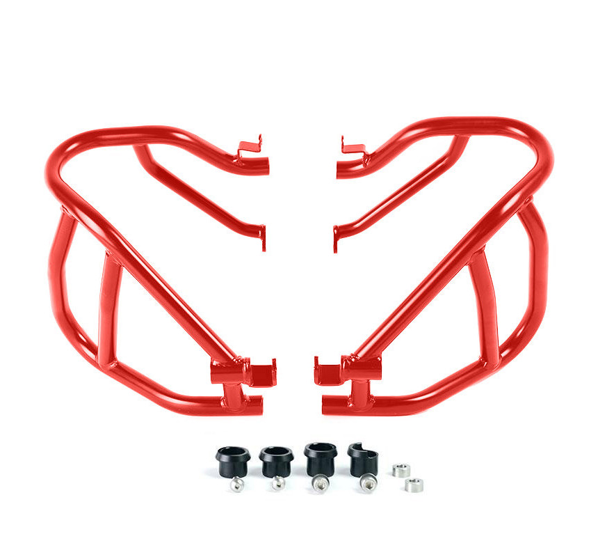Crash bar Force rouge pour R 12 nineT et R 12 G/S - L'atelier Bleu Motostore
