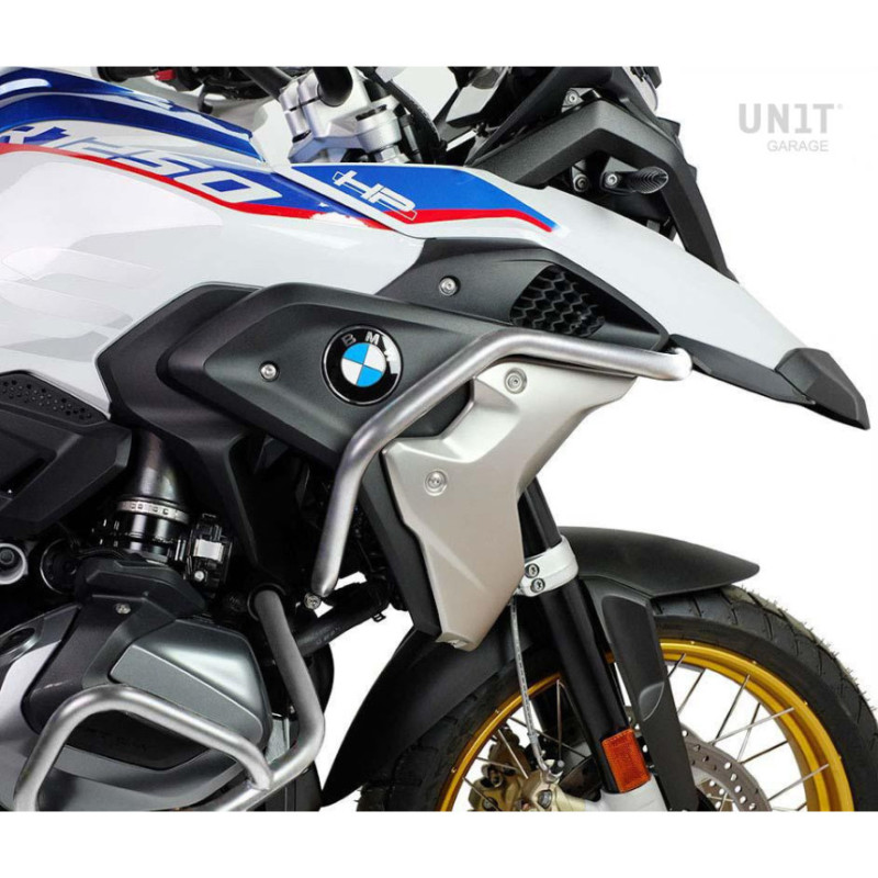  Pare-réservoirs Trophy en inox pour R 1200GS et R 1250GS - L'atelier Bleu Motostore