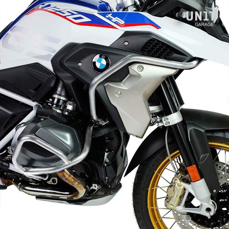  Pare-réservoirs Trophy en inox pour R 1200GS et R 1250GS - L'atelier Bleu Motostore
