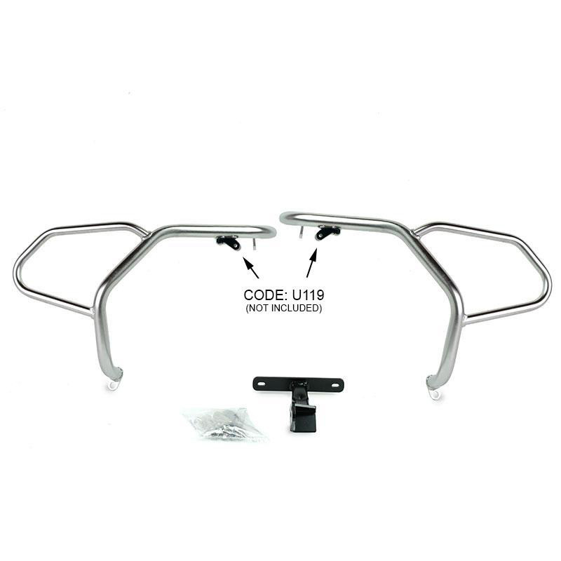  Pare-réservoirs Heavy Duty en inox pour R 1200GS et R 1250GS - L'atelier Bleu Motostore