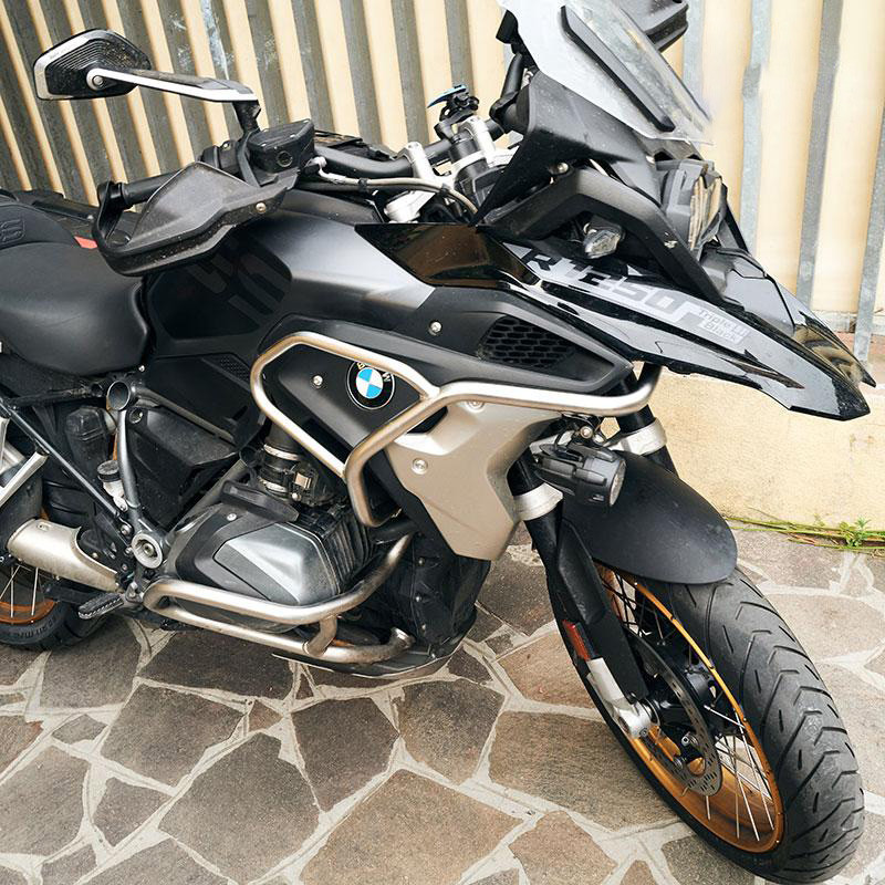  Pare-réservoirs Heavy Duty en inox pour R 1200GS et R 1250GS - L'atelier Bleu Motostore