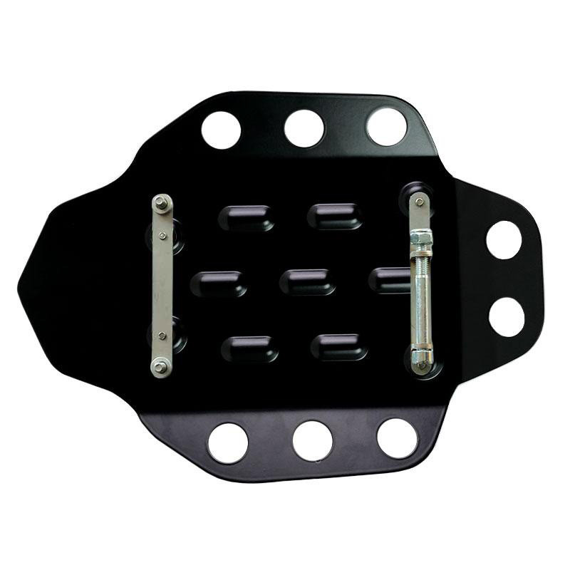  Sabot moteur en aluminium pour R nineT Noir satiné - L'atelier Bleu Motostore