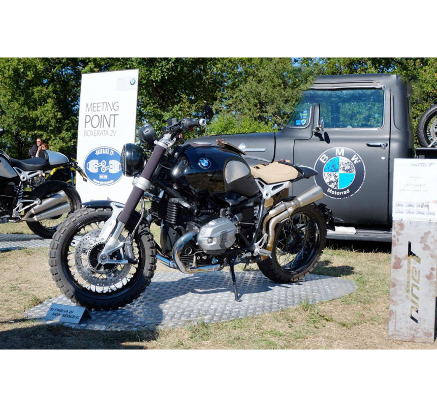  Silencieux Haut en titane pour R nineT - L'atelier Bleu Motostore