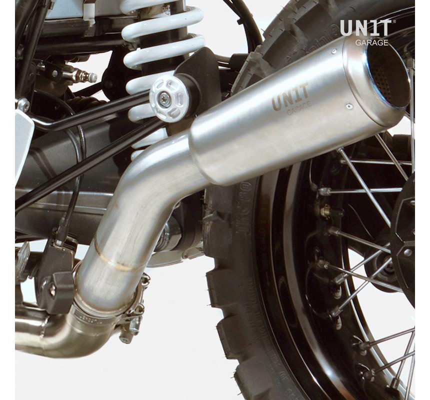 Silencieux Bas en titane pour R nineT - L'atelier Bleu Motostore
