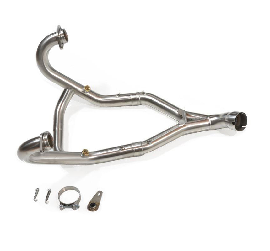 Collecteur échappement en inox sans catalyseur pour R nineT (E3-E4) - L'atelier Bleu Motostore
