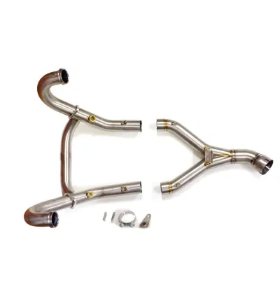 Titanium exhaust manifold without catalytic converter for the R nineT (E3-E4) – L'atelier Bleu Motostore