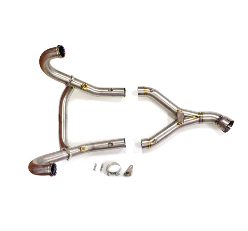 Collecteur échappement en titane sans catalyseur pour R nineT (E3-E4) - L'atelier Bleu Motostore