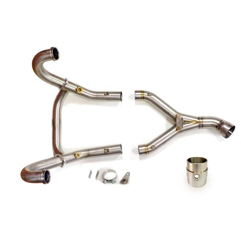 Collecteur échappement en titane sans catalyseur pour R nineT (E5) - L'atelier Bleu Motostore
