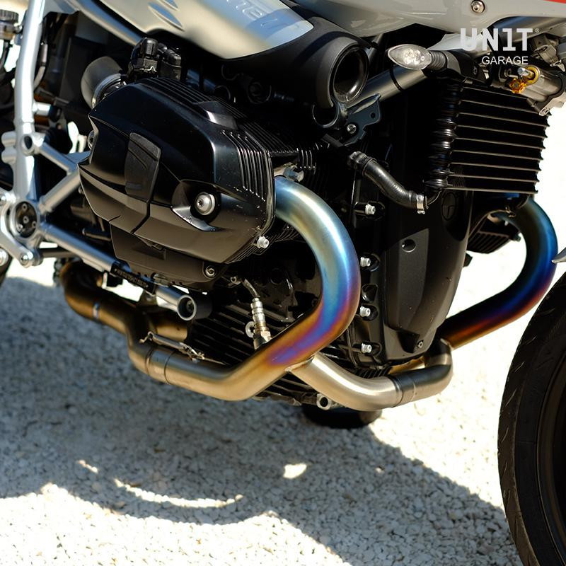  Collecteur échappement en titane sans catalyseur pour R nineT (E5) - L'atelier Bleu Motostore
