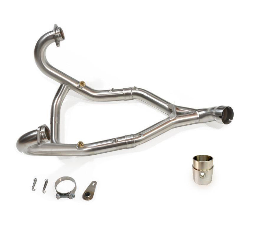 Stainless steel exhaust manifold without catalytic converter for the R nineT (E5) – L'atelier Bleu Motostore