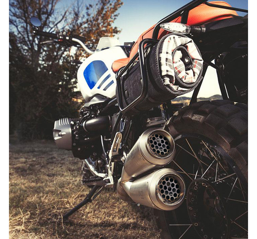 Silencieux double bas en titane pour R nineT - L'atelier Bleu Motostore