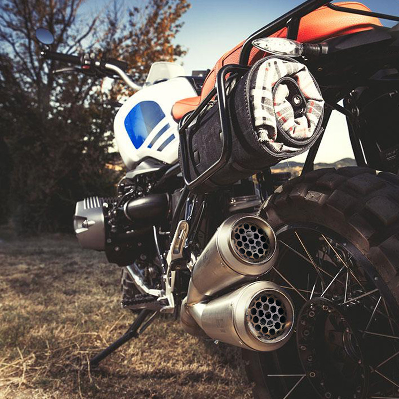 Silencieux double bas en titane pour R nineT - L'atelier Bleu Motostore