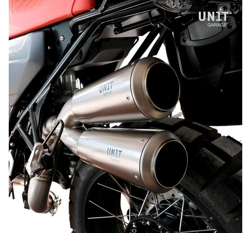 Silencieux double haut en titane pour R nineT - L'atelier Bleu Motostore