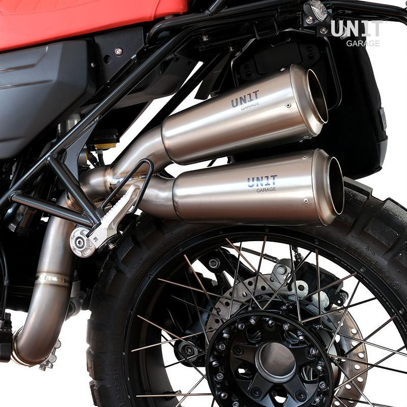  Silencieux double haut en titane pour R nineT - L'atelier Bleu Motostore