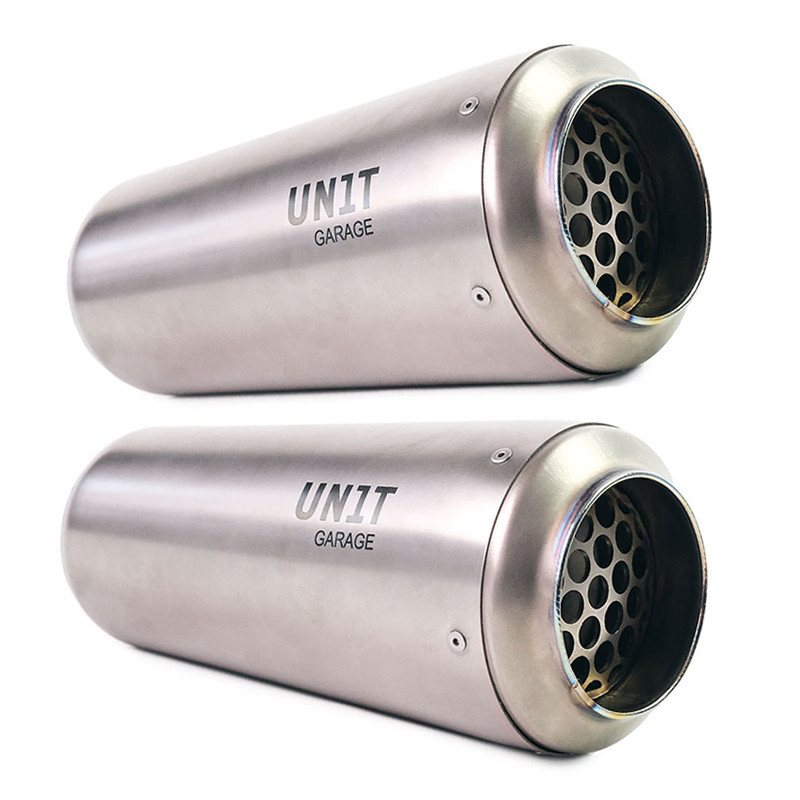  Silencieux double haut en titane pour R nineT - L'atelier Bleu Motostore