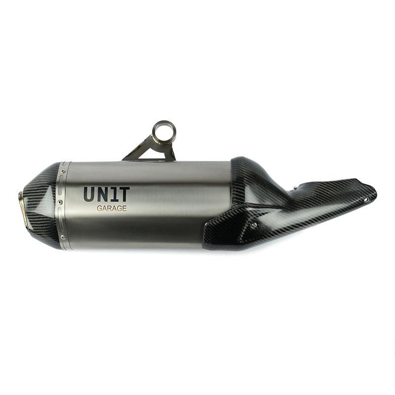 Silencieux échappement Rad inox pour R 1200GS/GSA et R 1250GS/GSA - L'atelier Bleu Motostore
