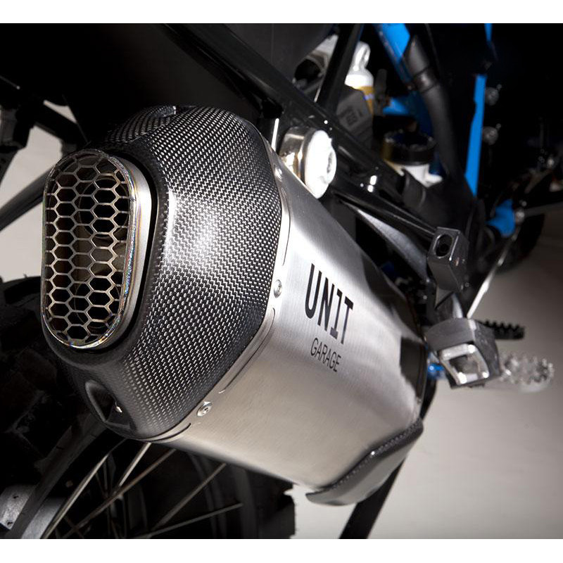  Silencieux échappement Rad inox pour R 1200GS/GSA et R 1250GS/GSA - L'atelier Bleu Motostore