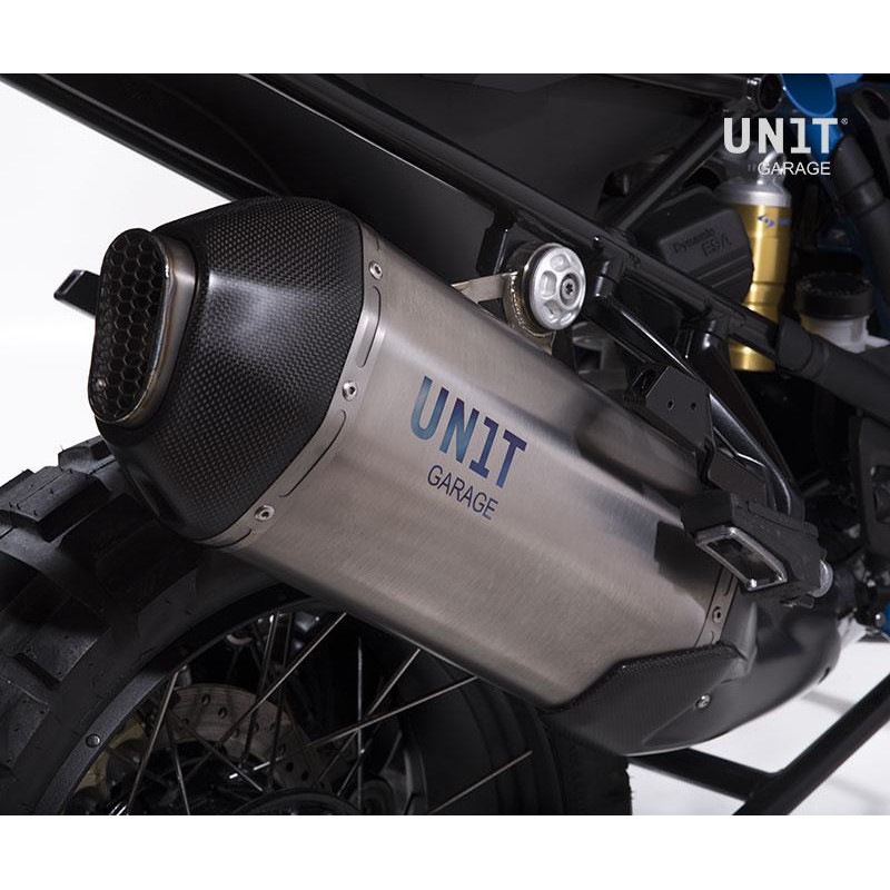  Silencieux échappement Rad inox pour R 1200GS/GSA et R 1250GS/GSA - L'atelier Bleu Motostore