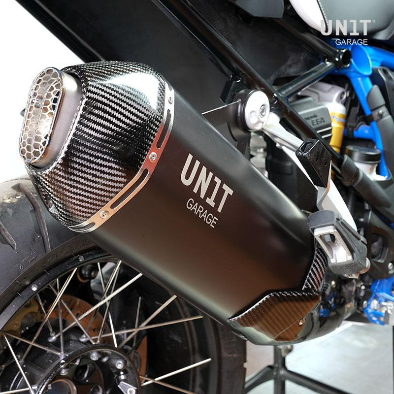  Silencieux échappement Rad noir pour R 1200GS/GSA et R 1250GS/GSA - L'atelier Bleu Motostore