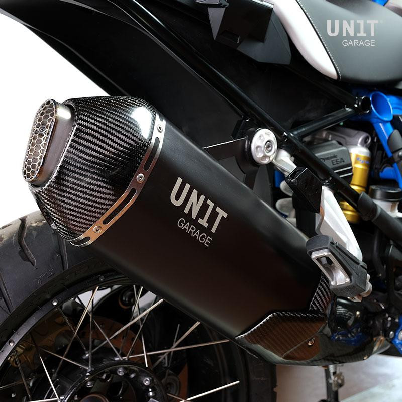  Silencieux échappement Rad noir pour R 1200GS/GSA et R 1250GS/GSA - L'atelier Bleu Motostore