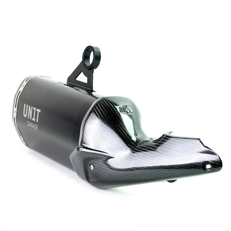  Silencieux échappement Rad noir pour R 1200GS/GSA et R 1250GS/GSA - L'atelier Bleu Motostore