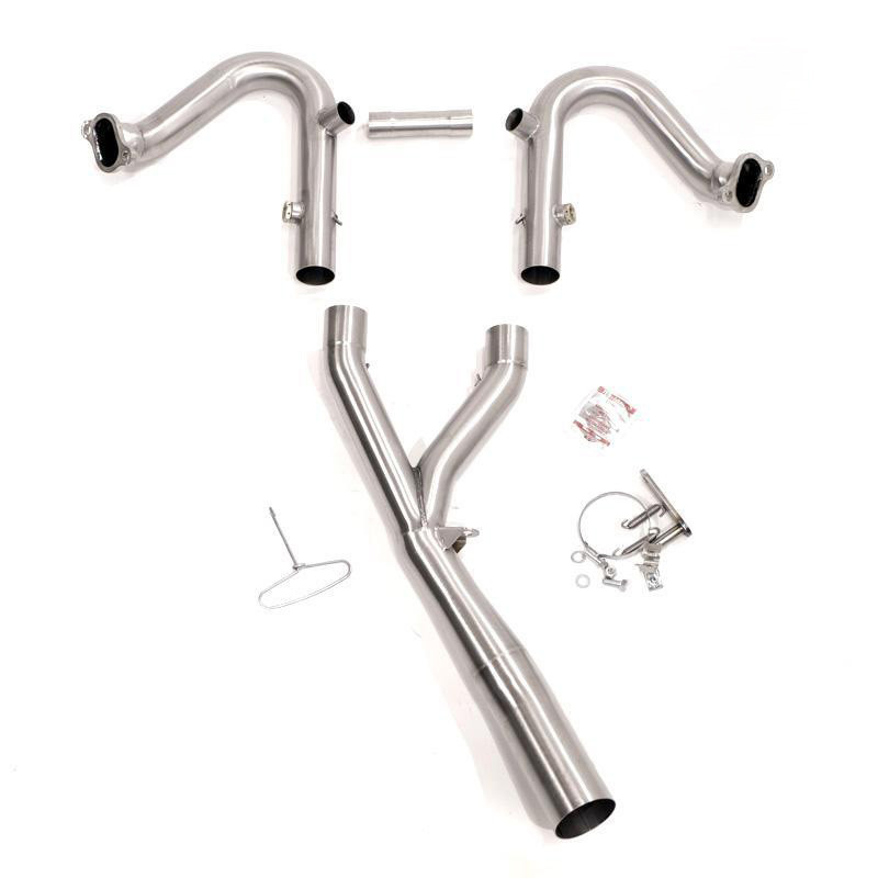 Collecteur échappement en inox sans catalyseur pour R 1250GS - L'atelier Bleu Motostore