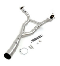 Collecteur échappement en titane sans catalyseur pour R 1250GS - L'atelier Bleu Motostore