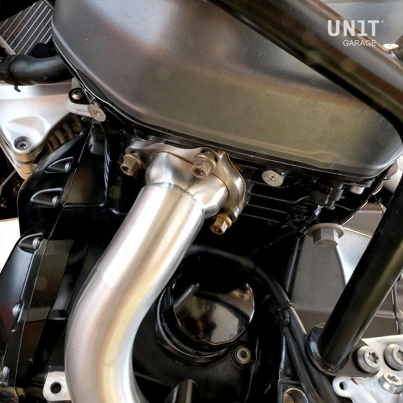  Collecteur échappement en titane sans catalyseur pour R 1250GS - L'atelier Bleu Motostore