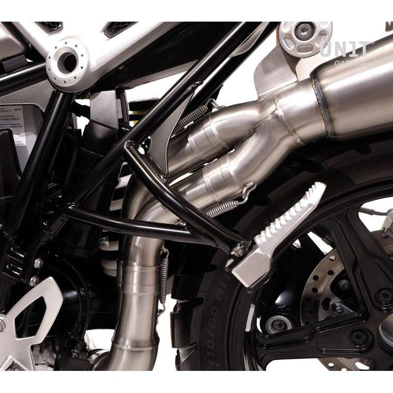 Complete stainless steel exhaust system for the R nineT – L'atelier Bleu Motostore