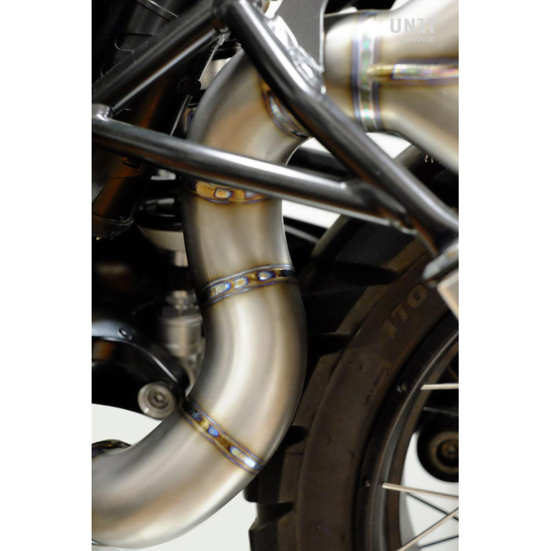  Silencieux double en titane pour R nineT Scrambler - L'atelier Bleu Motostore