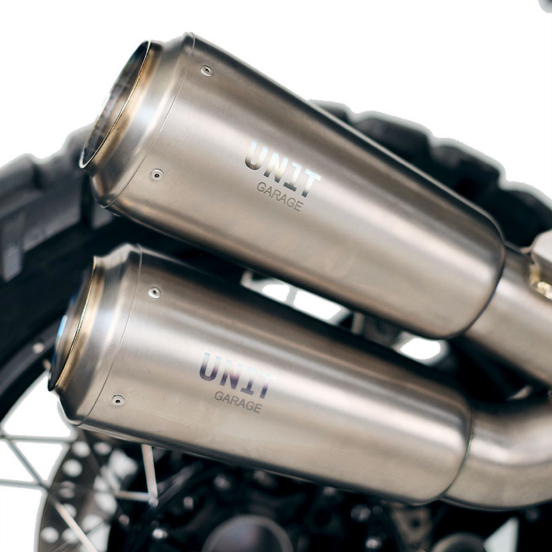  Double silencieux échappement GP en titane pour R 1300GS - L'atelier Bleu Motostore