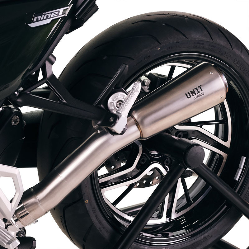  Silencieux échappement bas en inox pour R 12 nineT - L'atelier Bleu Motostore
