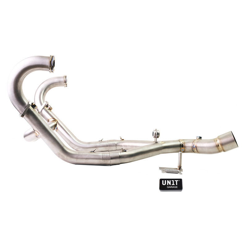  Collecteur échappement en titane sans catalyseur avec correcteur voyant moteur pour R 12 nineT - L'atelier Bleu Motostore