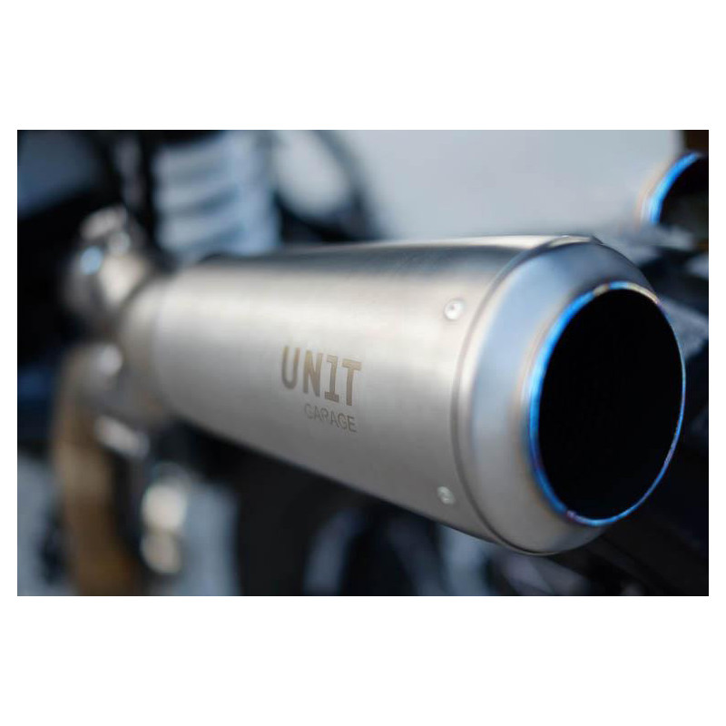  Silencieux Haut en titane pour R nineT Titane - L'atelier Bleu Motostore