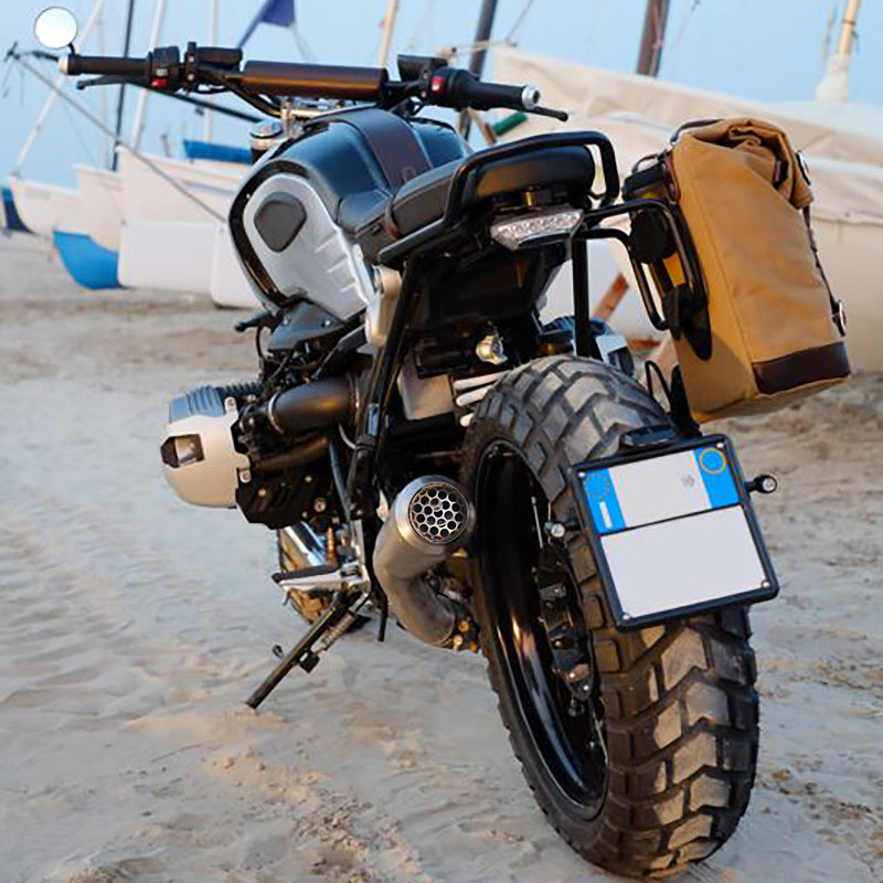  Silencieux Bas en titane pour R nineT Titane - L'atelier Bleu Motostore